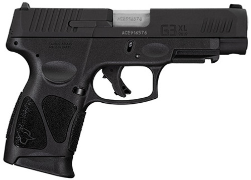 Taurus G3XL, 9mm Luger, 12+1, 4" Barrel, Striker Fire