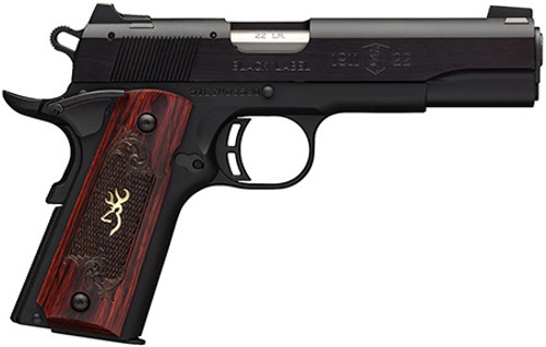 Browning 1911-22, 22 LR, 10+1, 4.25" Barrel, Black Label Medallion