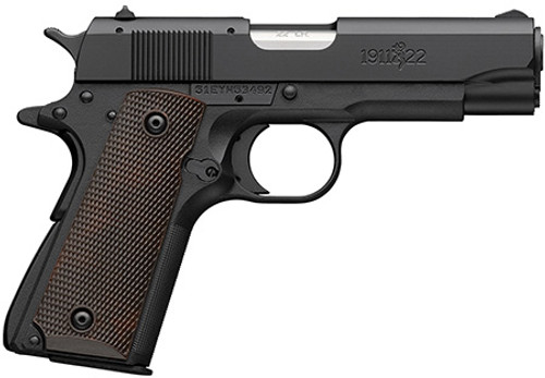 Browning 1911-22 A1, 22 LR, 10+1, 3.63" Barrel, Matte Black
