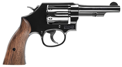 Smith & Wesson Model 10, 38 Special +P, 6rd, 4" Barrel, DA/SA
