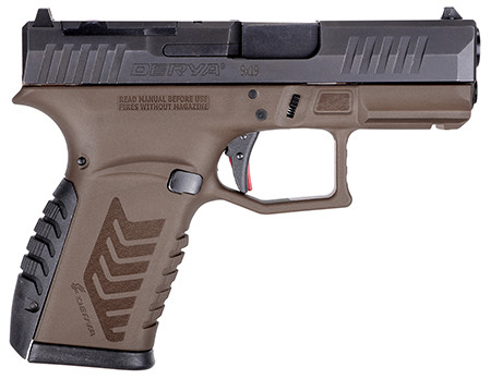 Derya Firearms DY9Z, 9MM, 15R, OR, Bronze/Black
