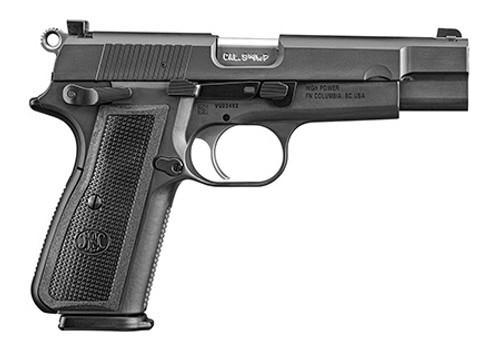 FN Herstal High Power, 9mm Luger, 10+1, 4.70" Barrel, SAO Action