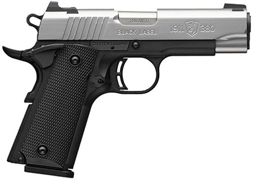 Browning 1911, 380 ACP, 8+1, 3.63" Barrel, Black Label Series