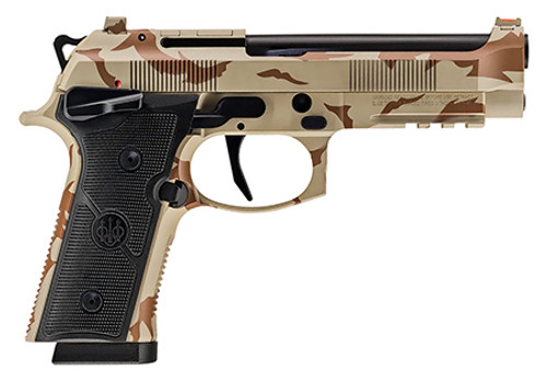 Beretta 92XI, 9mm Luger, 18+1, 4.70" Barrel, SAO, Desert DPM