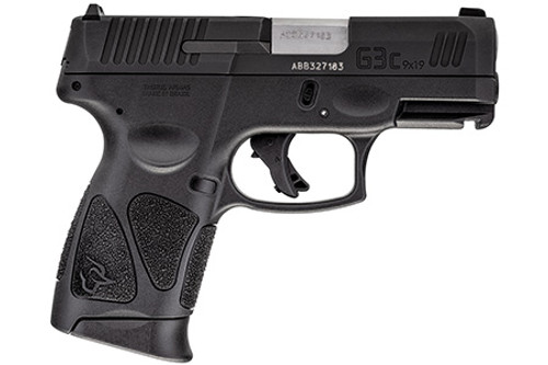 Taurus G3C, 9mm Luger, 12+1, 3.26" Barrel, SAO, Black