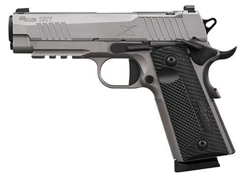 Sig Sauer 1911-X, 45 ACP, 8+1, 4.20" Barrel, Carry, SAO