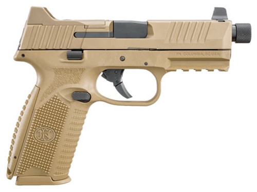 FN Herstal 509T, 9mm Luger, 10+1, 4.50" Barrel, DAO, Tactical