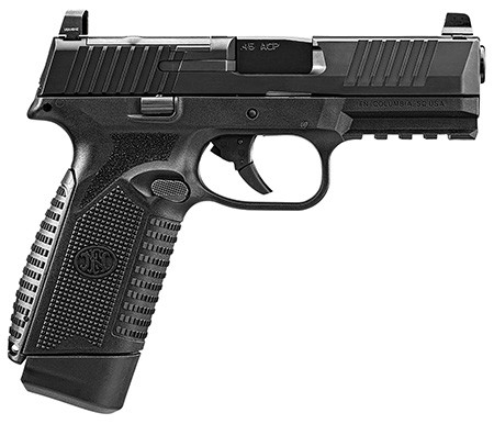 FN Herstal 545, 45 ACP, 15+1, 4.10", MRD, SAO, Black