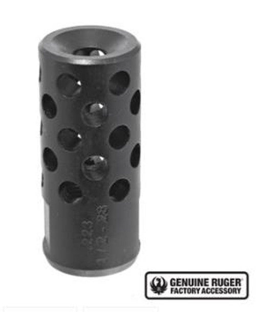 Ruger 90486, Radial Port Muzzle Brake, 223 Rem / 5.56 NATO, Matte Black