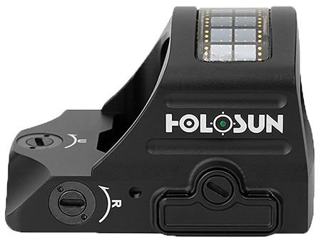Holosun 407, HE407C, 1x, 2 MOA Green Dot, Reflex Sight, Black Anodized