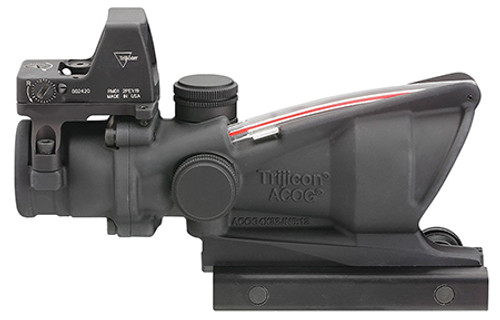 Trijicon ACOG, 4x, Combo, 32mm Obj, Illuminated Red Crosshair Reticle
