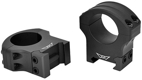 Warne 8502M HyperLite Rings, 1" Tube, High Matte, Picatinny Mount