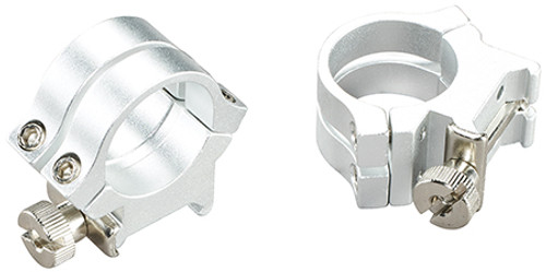 Weaver Quad Lock Detachable Rings, 1", High, Silver, Scope Ring Set