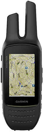Garmin Rino, Series 750t, Black, Communication/SOS/Maps