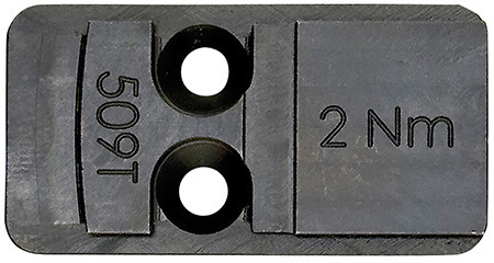 Heckler & Koch Mounting Plate, Model 51000792, Steel