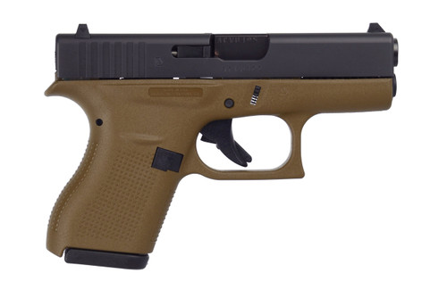 Glock UI4250201DE, G42 Flat Dark Earth, 380 ACP, 6+1, FDE Frame