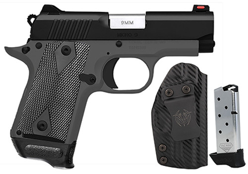 Kimber Micro 9, Shadow Ghost, 9mm Luger, 7+1, 3.15" Barrel, SAO