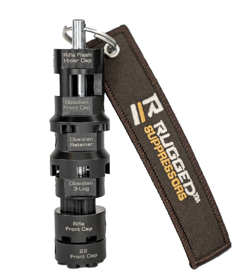 Rugged RTK001 Totem Multi Tool, Black, Suppressor Accessory