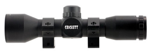 Crickett Quick Focus, 4x Magnification, Mil-Dot, 32mm Objective Lens
