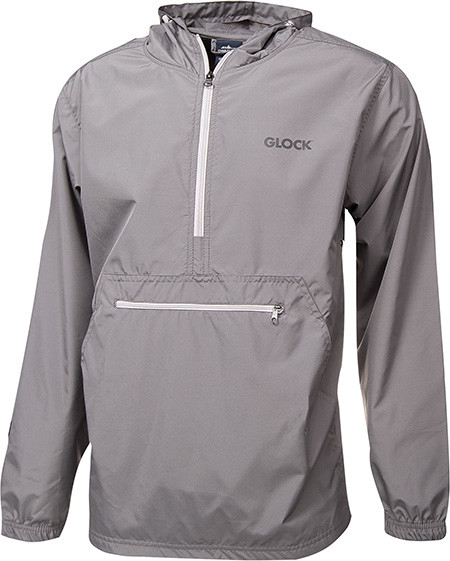 Glock Pack-N-Go Pullover, Gray, XL, Long Sleeve, Water Resistant