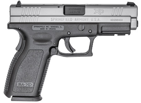 Springfield XD-9, 9mm Luger, 10+1, 4" Barrel, DAO, Service Series