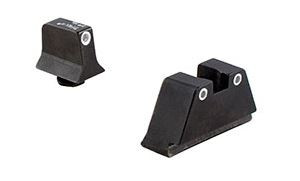 Trijicon GL204-C-600689, GLOCK 3 Dot Suppressor NS Set, Black & Tritium