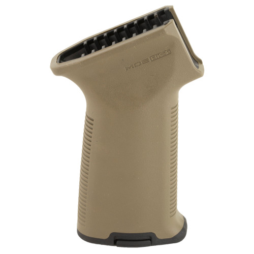 Magpul MAG537-FDE MOE AK+ Grip, Rubber Overmold, Storage Core