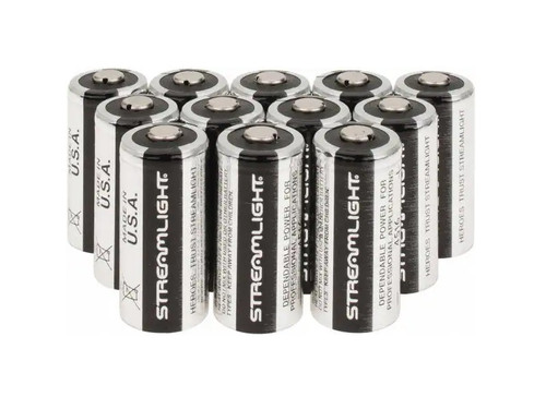 Streamlight 85177, CR123A Lithium Batteries, 12 Pack