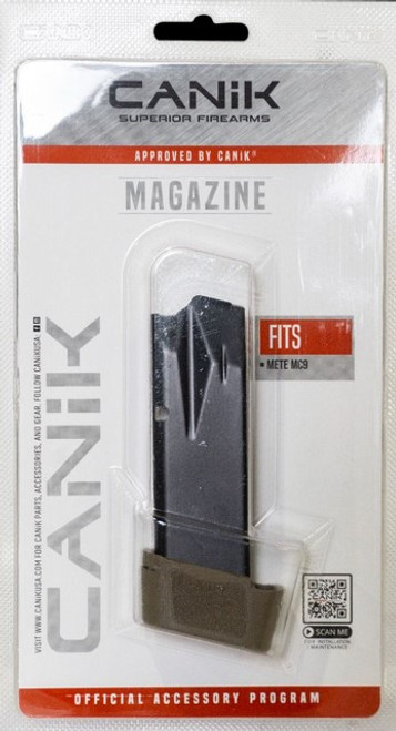 Canik MA2276D, MC9 Magazine, 9mm Luger, 15 Capacity, METE Series