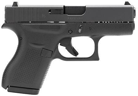 Glock G42, 380 ACP, 6+1, 3.25" Barrel, Gen3, Striker Fire