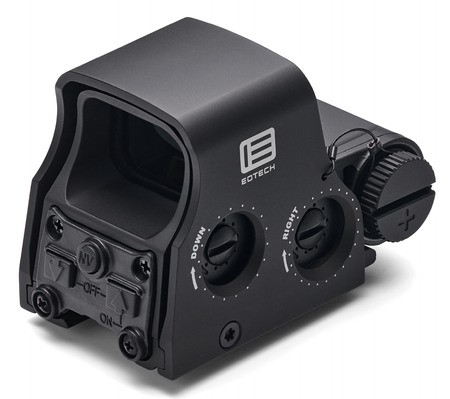 EO Tech XPS3-DCR Sight, DCR Reticle, 1 MOA Dot