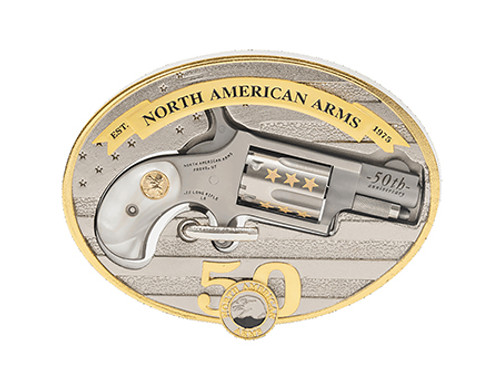 North American Arms Mini-Revolver, 22 LR, 5rd, 1.13" Barrel, w/Belt Buckle