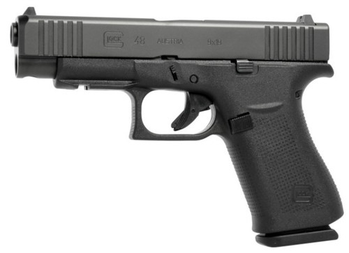 Glock G48, 9mm Luger, 15+1, Safe Action, Front Rail