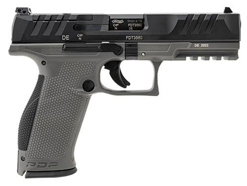 Walther PDP 9mm Luger, 18+1, 4.50" Barrel, Optic Ready