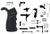 TacFire Lower Parts Kit, Model LPK02USAB, AR15 LPK02USA-B