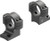 Leupold BackCountry 1", 2 Pieces, Matte Black, Ring Mount Series
