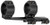 Sightmark Tactical, 34mm Fixed Cantilever, Matte Black, Picatinny Rail