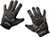 Black Rain Tactical Gloves, Small, Silicone Grip Palm, Black/Gray