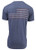 Glock Pistol Flag T-Shirt, Large, Heather Navy, Cotton/Polyester