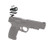 Crimson Trace CTS-1520, 1x, Red Dot, Combo Kit, Adjustable Windage