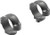 Leupold Standard, Ring Set, Steel, Matte, Series: Scope Ring Set