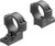 Leupold BackCountry Ring Mount, 30mm, High, 2-Piece, Matte Black