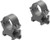 Leupold QRW2 Cross-Slot, Ring Set, 1", Scope Ring Set, Matte