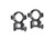 Traditions A799DS Quick Peep, .22 3/8" Style, Aluminum, Quick Peep Series