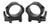 Warne 501LM, Maxima Rings, 1 Inch QD, Medium, Matte Finish