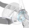 F&P Eson 2 cushion seal side view showing clear RollFit seal