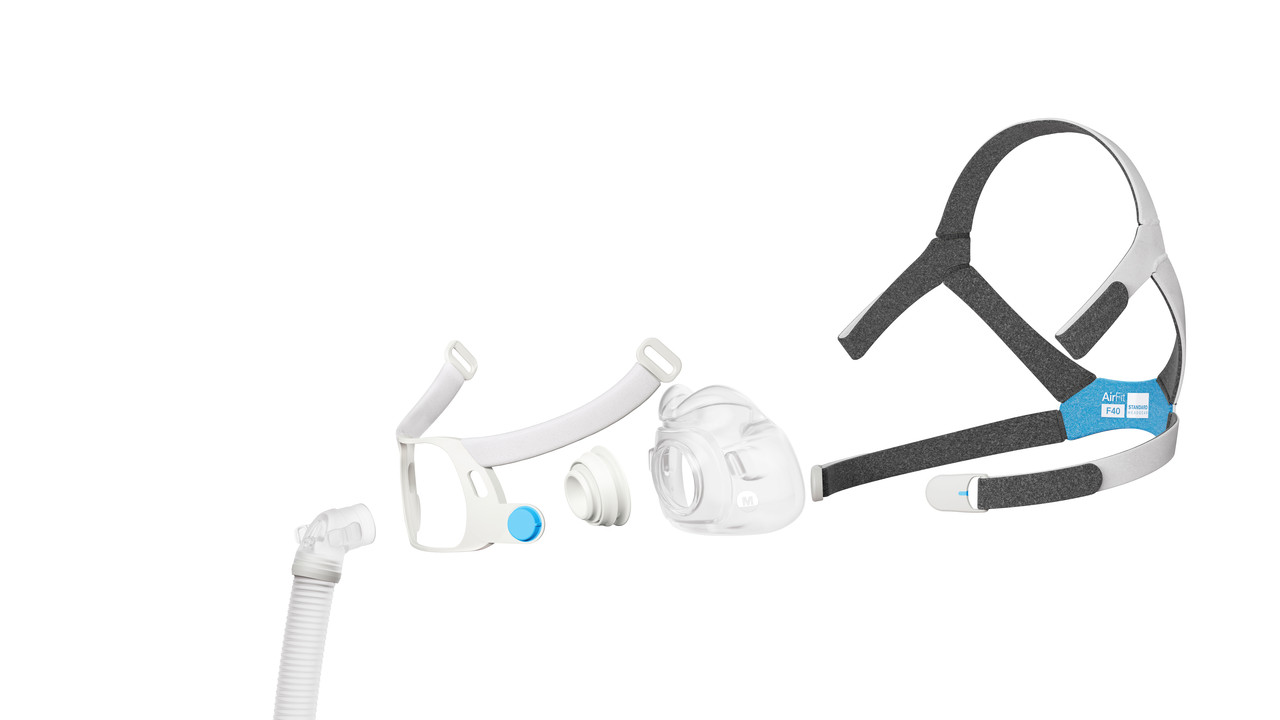 AirFit F40 Full Face CPAP Mask Kit By Resmed
