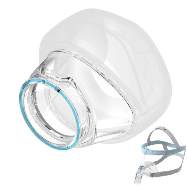 F&P Eson 2 nasal CPAP mask cushion seal with full mask reference