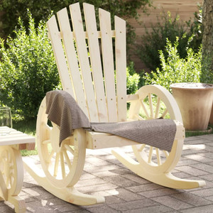 Rocking Adirondack Chair Solid Wood Fir A949-365093