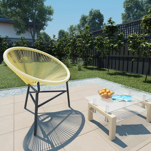  Patio Acapulco Chair Poly Rattan Beige A949-313139